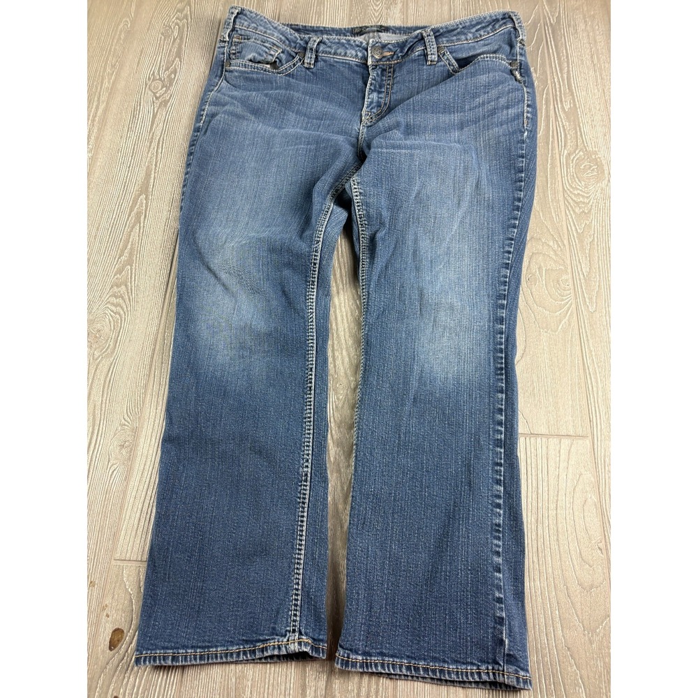 Silver Jeans Aiko Bootcut Size 22x29 Slim Womens Blue Denim